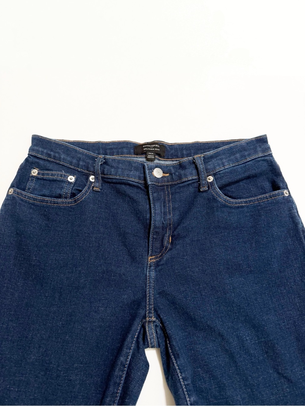 Banana Republic Girlfriend Jeans Dark Wash 6/28 - Picture 4 of 9
